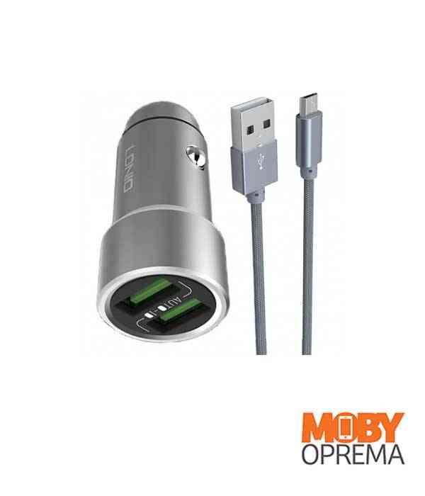 Auto punjač Ldnio C303 2xUSB + kabel za iPhone 5/6/7/8 - Slika 2