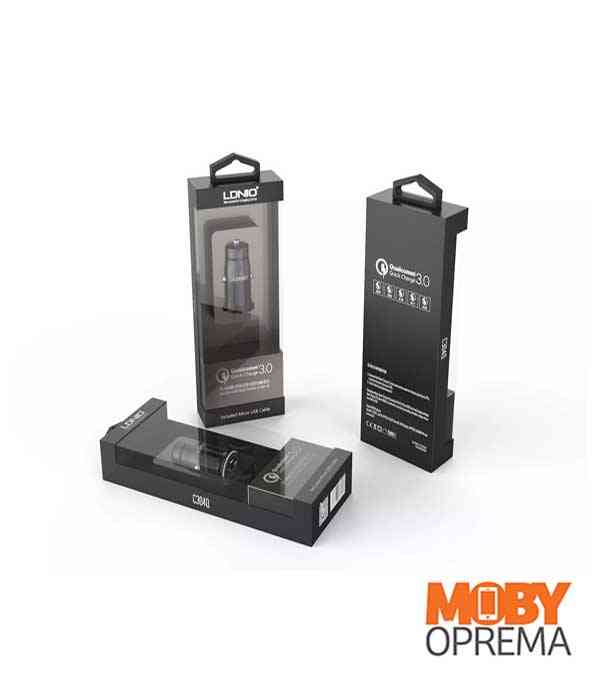 Auto punjač Ldnio C304Q 1xUSB + micro USB kabel - Slika 3
