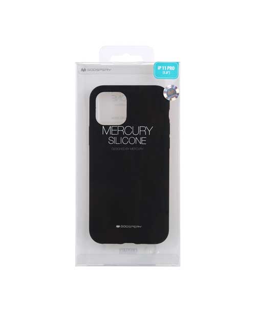 Iphone 11 Pro Goospery Mercury Liquid crna silikonska maska - Slika 2