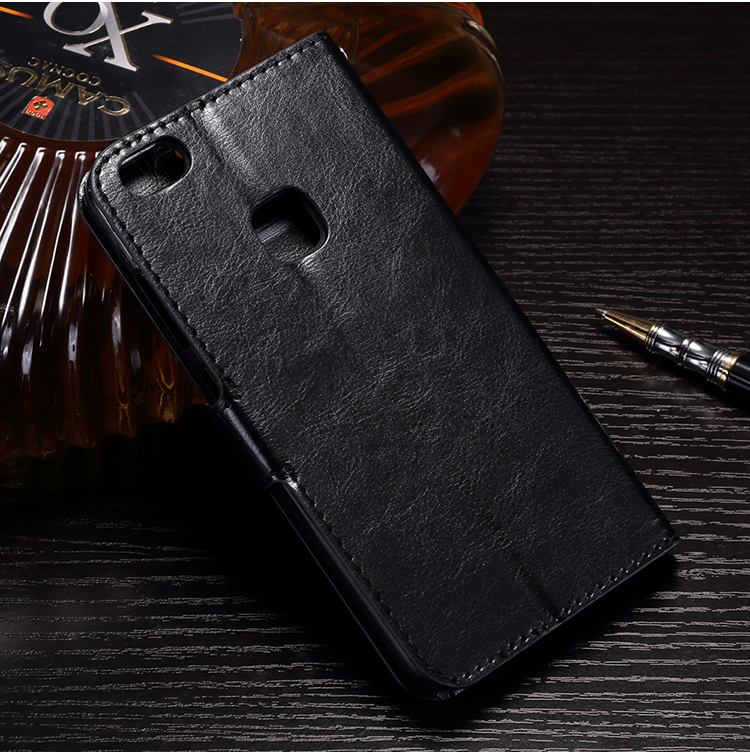 Huawei P10 lite crna preklopna torbica - Slika 3