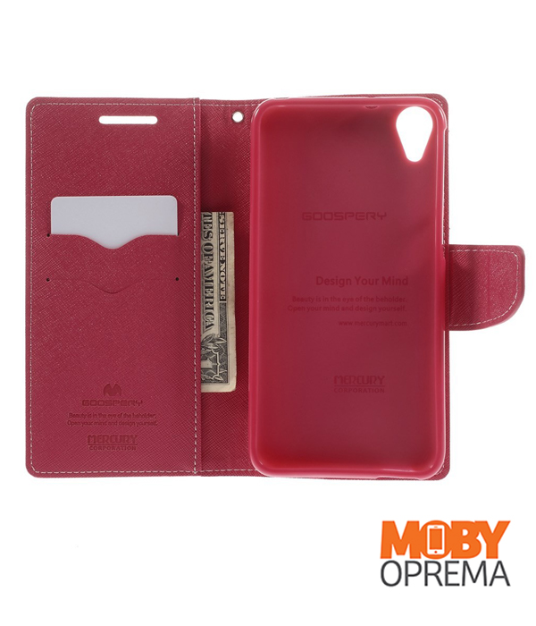 HTC 820 roza mercury torbica - Slika 5