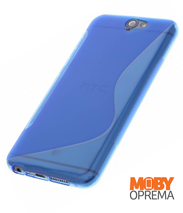 HTC A9 plava silikonska maska - Slika 2