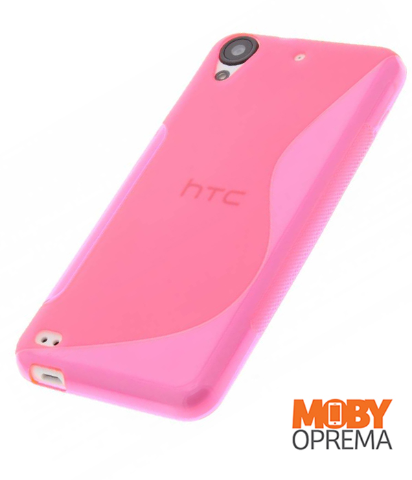 HTC Desire 530 roza silikonska maska - Slika 2