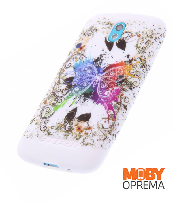 HTC DESIRE 500 prozirna silikonska maska - Slika 11