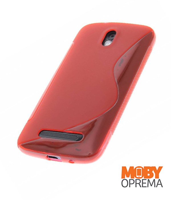 HTC DESIRE 500 crvena silikonska maska - Slika 2