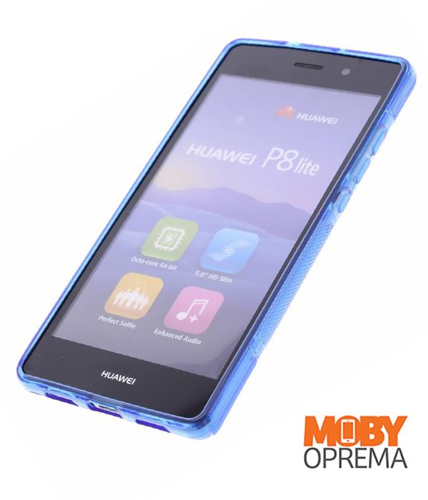 Huawei P8 LITE plava silikonska maska - Slika 3