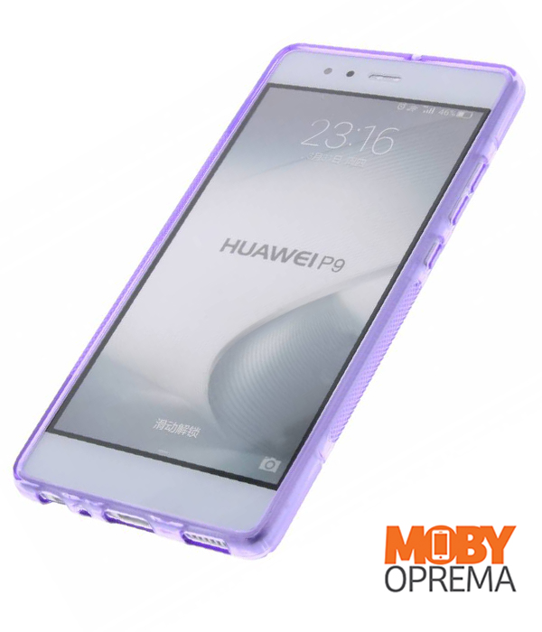 Huawei P9 ljubicasta silikonska maska - Slika 3