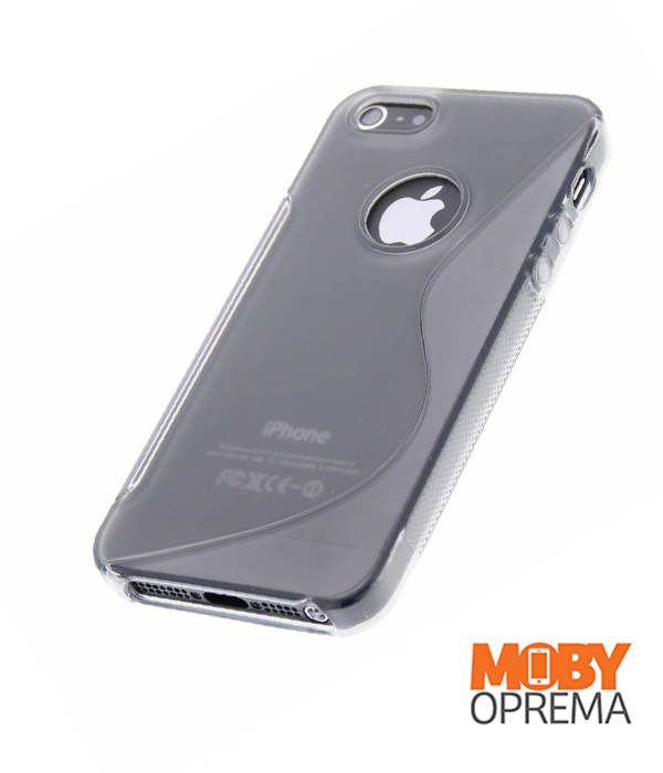 Iphone 5 siva silikonska maska - Slika 2