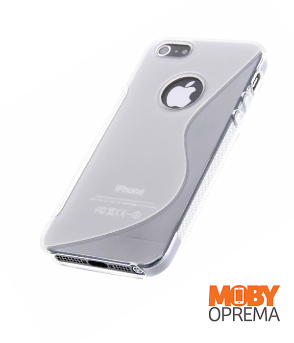 Iphone 5 siva silikonska maska - Slika 14