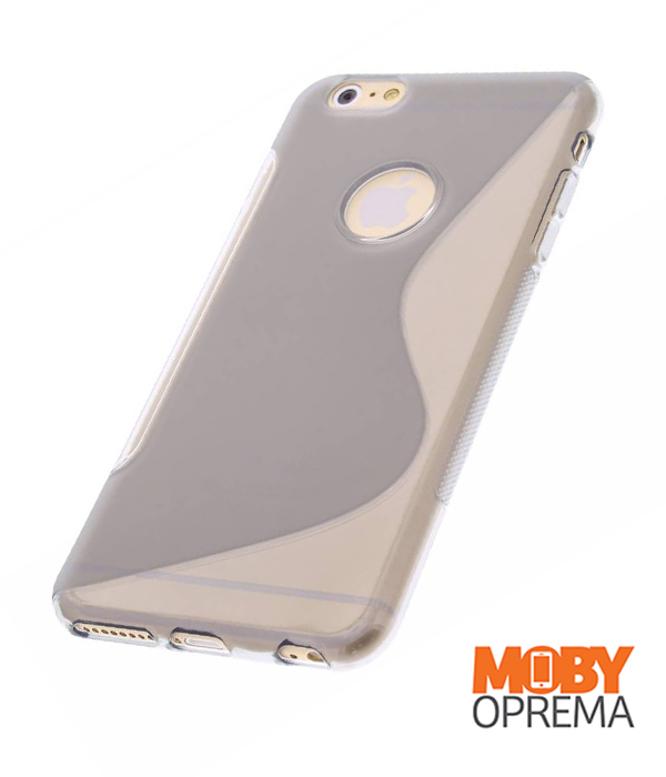 Iphone 6 plus siva silikonska maska - Slika 2