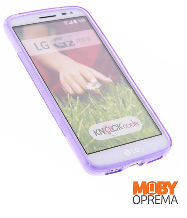LG G2 MINI ljubičasta silikonska maska - Slika 3