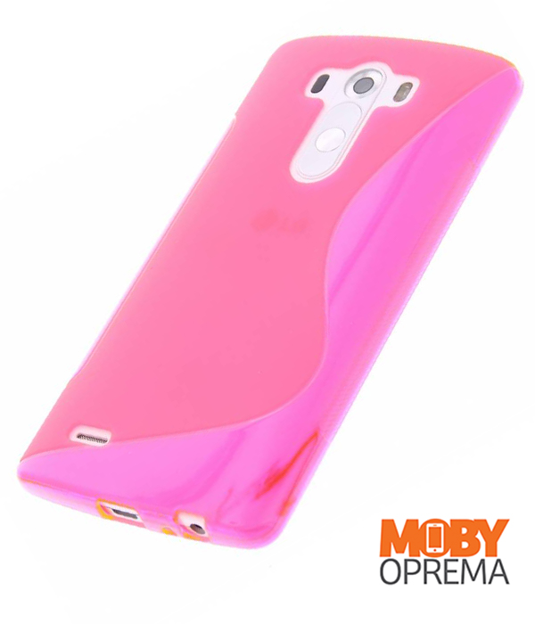 LG G3 roza silikonska maska - Slika 2