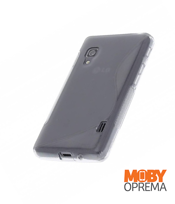 LG L5 2 siva silikonska maska - Slika 2