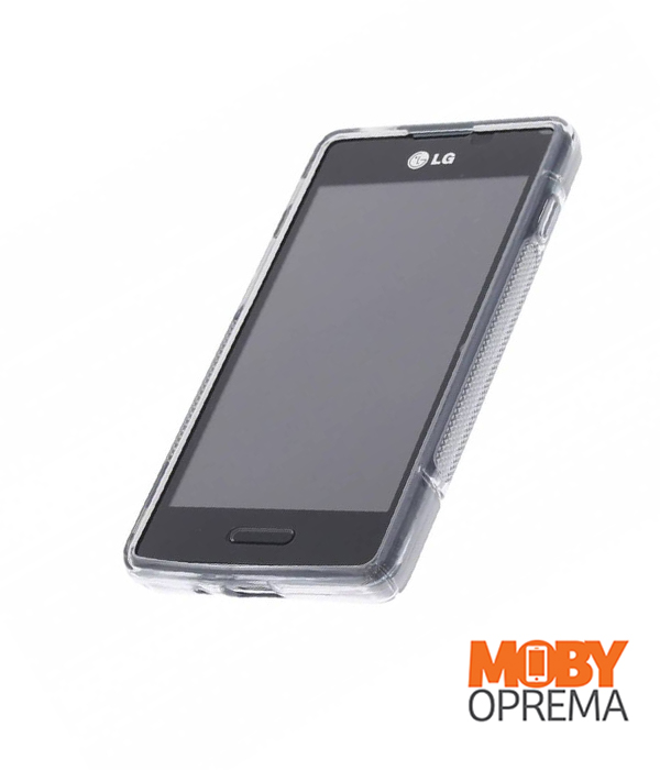 LG L5 2 siva silikonska maska - Slika 3