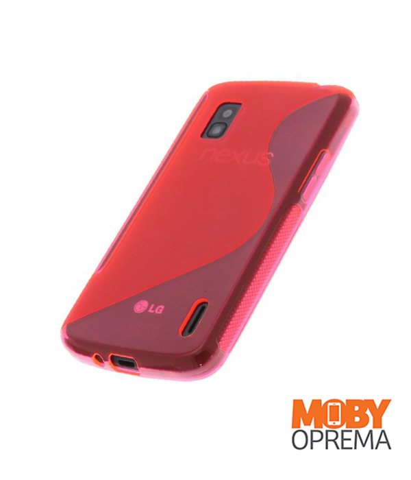 LG NEXUS 4 roza silikonska maska - Slika 2