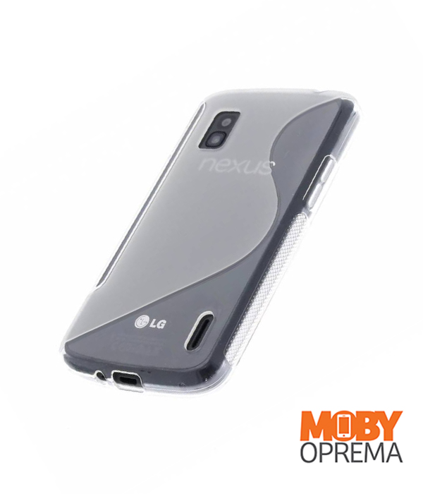 LG NEXUS 4 prozirna silikonska maska - Slika 2