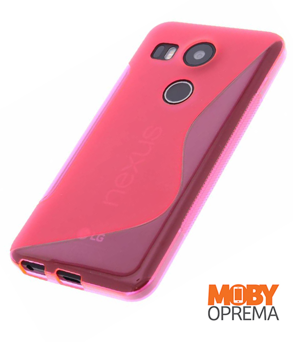 LG NEXUS 5X roza silikonska maska - Slika 2