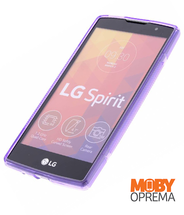 LG SPIRIT ljubičasta silikonska maska - Slika 3