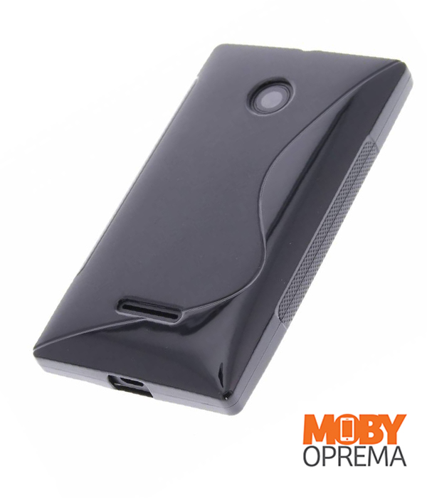 Nokia/Microsoft Lumia 435 crna silikonska maska - Slika 2