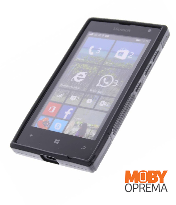 Nokia/Microsoft Lumia 435 crna silikonska maska - Slika 3