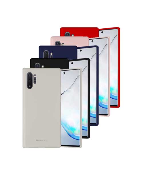 Samsung Note 10 plus Goospery Mercury Liquid crna silikonska maska - Slika 2