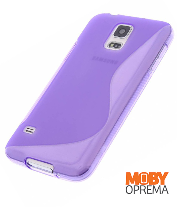 Samsung Galaxy S5 NEO ljubičasta silikonska maska - Slika 2