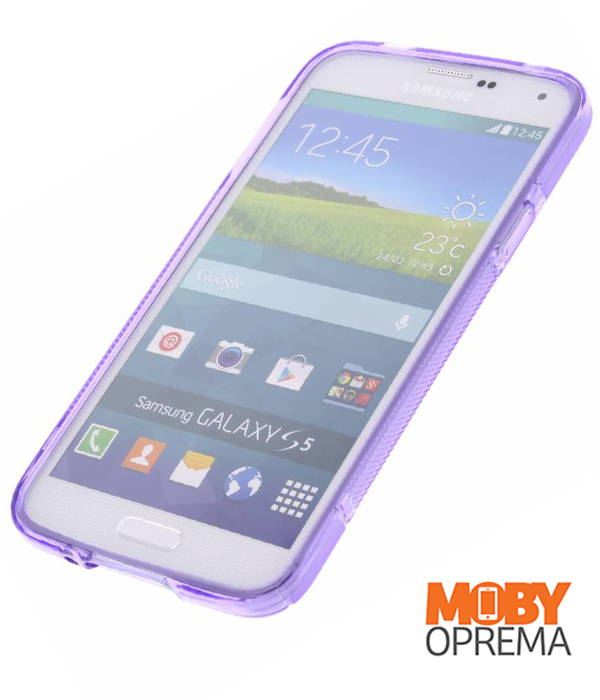 Samsung Galaxy S5 NEO ljubičasta silikonska maska - Slika 3