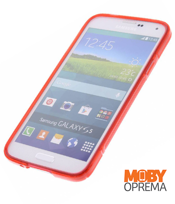 Samsung Galaxy S5 NEO crvena silikonska maska - Slika 3