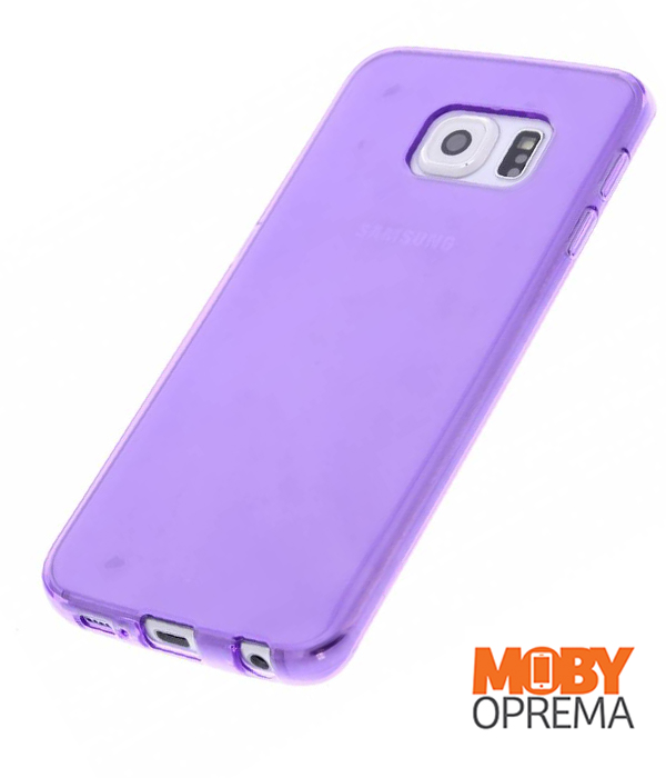 Samsung Galaxy S6 EDGE ljubičasta ultra slim maska - Slika 2