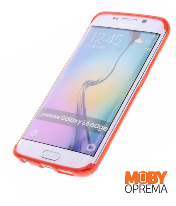 Samsung Galaxy S6 EDGE crvena silikonska maska - Slika 3