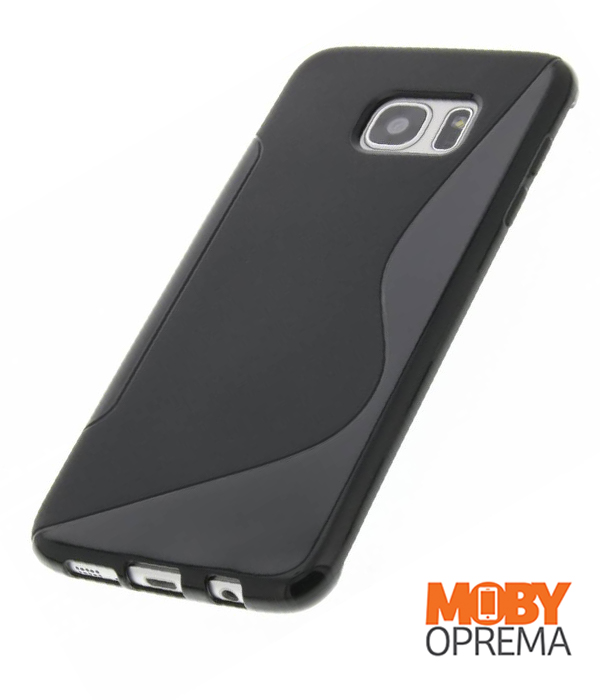 Samsung Galaxy S7 EDGE crna silikonska maska - Slika 3