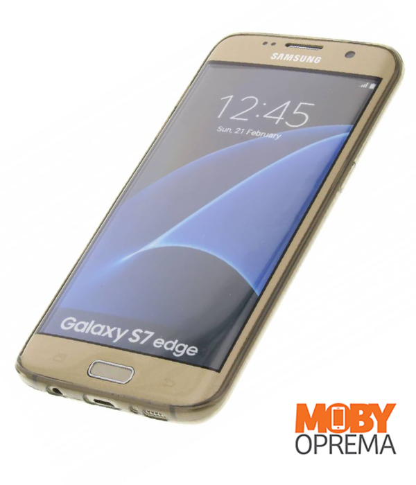 Samsung Galaxy S7 EDGE crna silikonska maska - Slika 9