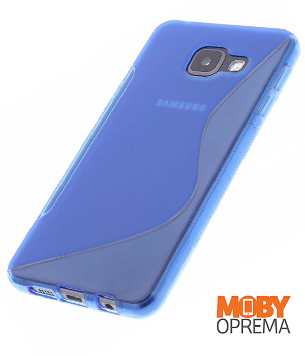 Samsung Galaxy A3 2016 plava silikonska maska - Slika 2