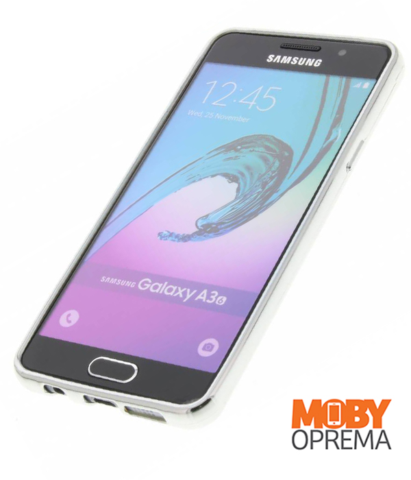 Samsung Galaxy A3 2016 srebrna shine maska - Slika 3