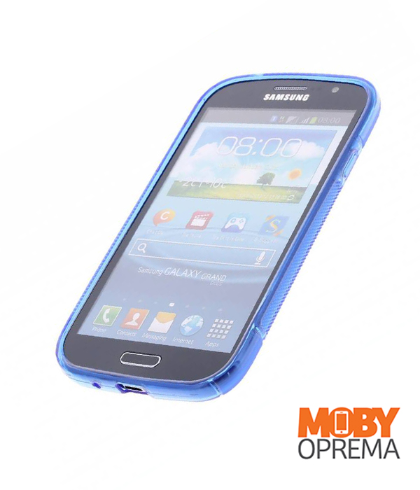Samsung Galaxy GRAND plava silikonska maska - Slika 3