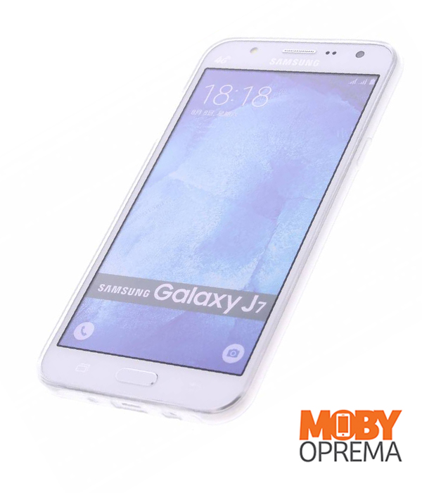Samsung Galaxy J7 silver silicone - Slika 2