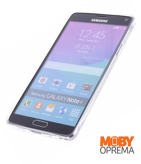 Samsung Galaxy NOTE 4 transparent gel - Slika 3