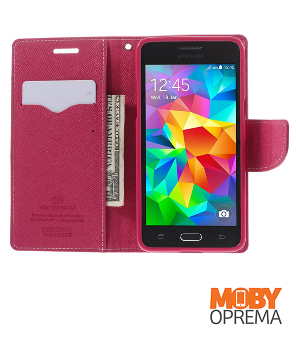 Samsung Galaxy GRAND PRIME roza mercury torbica - Slika 2