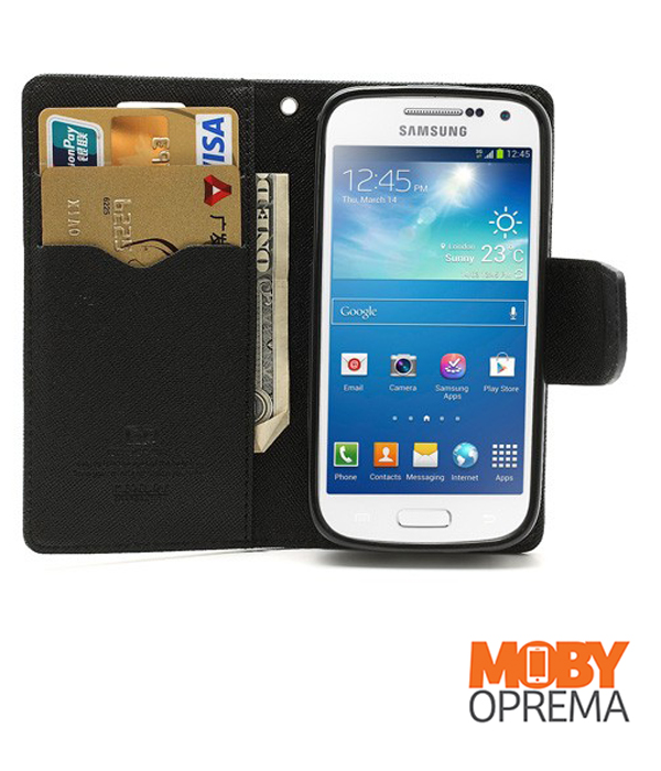 Samsung Galaxy S4 MINI mercury torbica black - Slika 3