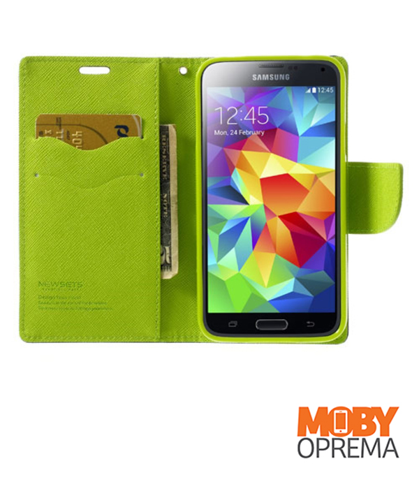 Samsung Galaxy S5 NEO mercury torbica lime - Slika 2