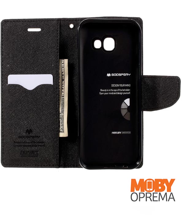 Samsung A3 2017 mercury torbica black - Slika 4