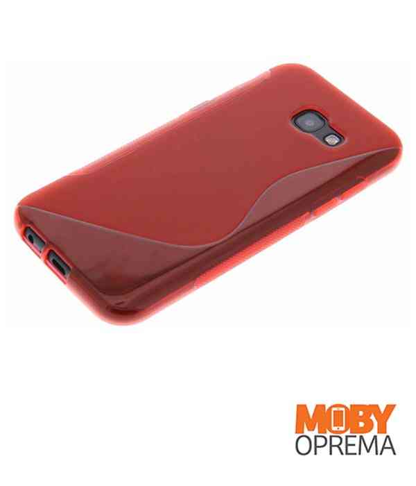 Samsung A7 2017 crvena silikonska maska