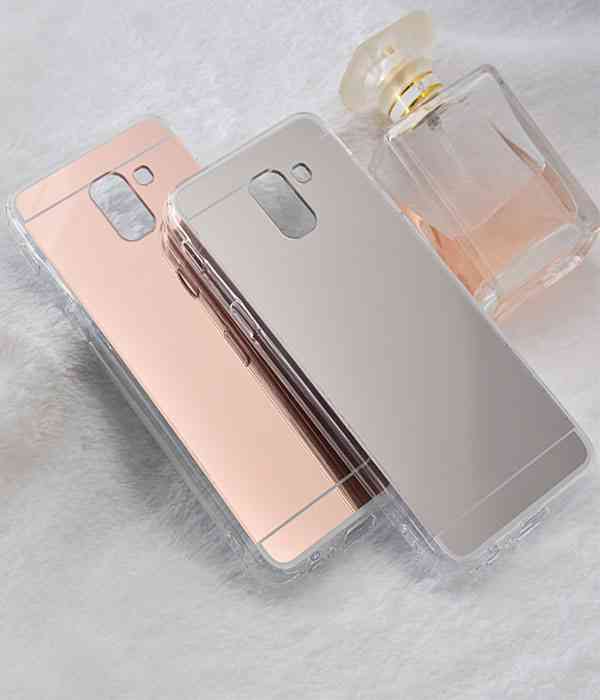 Samsung J6 2018 rose gold mirror maska - Slika 2