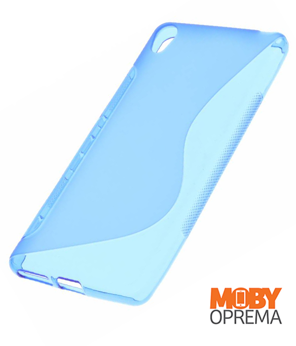 Sony Xperia E5 plava silikonska maska - Slika 2