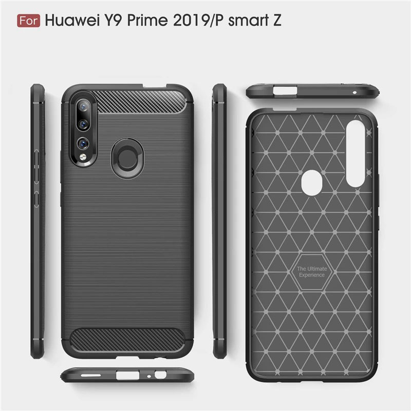 Huawei P smart Z crna premium carbon maska - Slika 2