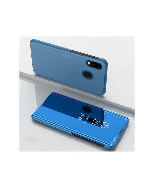 Samsung Galaxy A40 plava clear view standing cover preklopna torbica - Slika 4