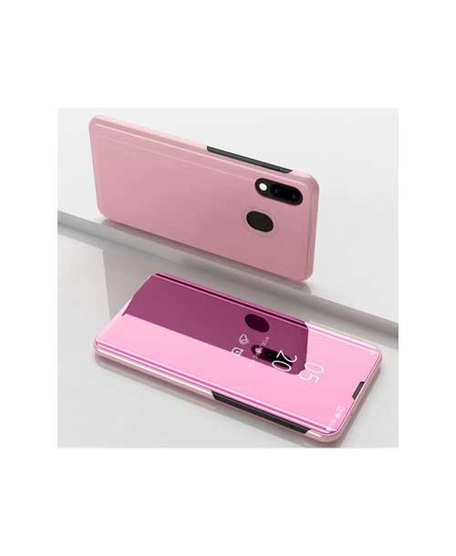 Samsung Galaxy A40 plava clear view standing cover preklopna torbica - Slika 5