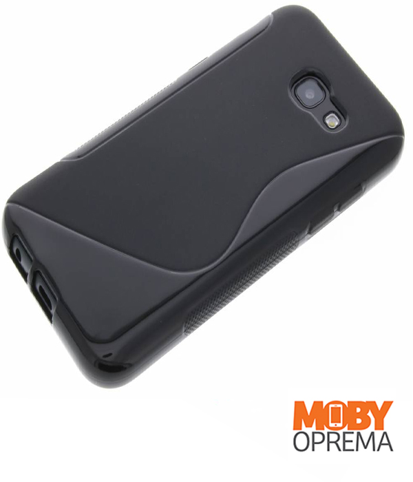 Samsung Galaxy A3 2017 crna silikonska maska - Slika 2