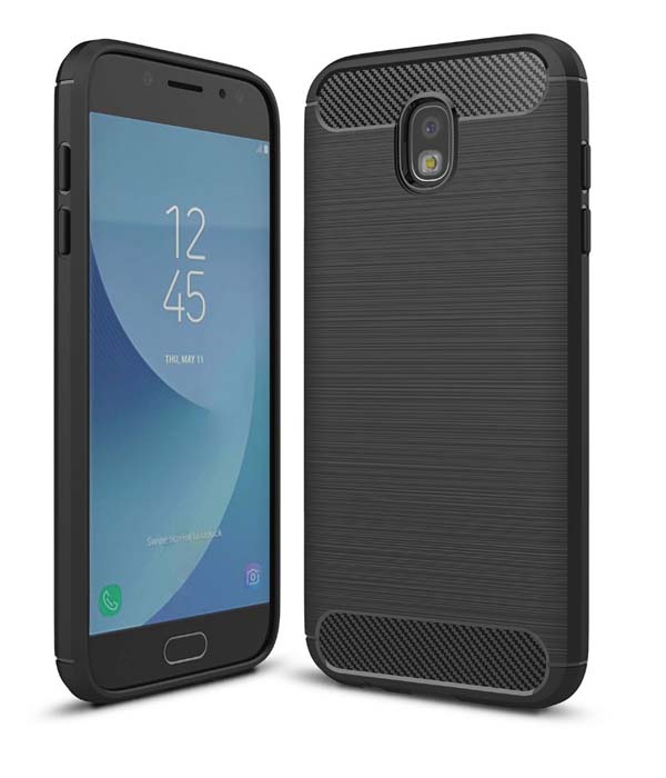Samsung J3 2017 crna premium carbon maska - Slika 3