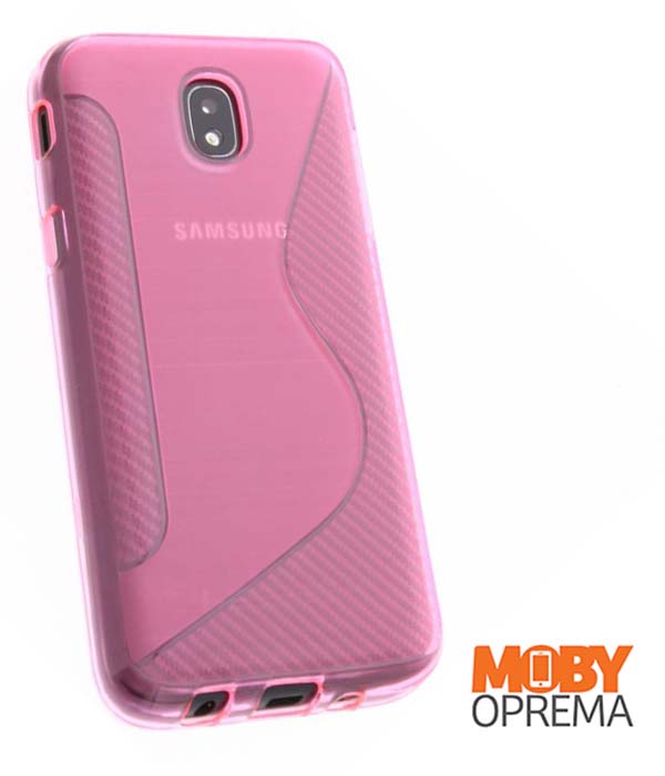 Samsung J7 2017 roza silikonska maska - Slika 3